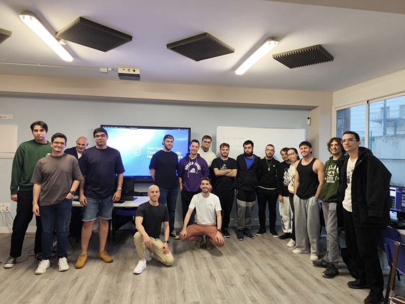 Grupo del taller práctico de Codex en el IES El Rincón.